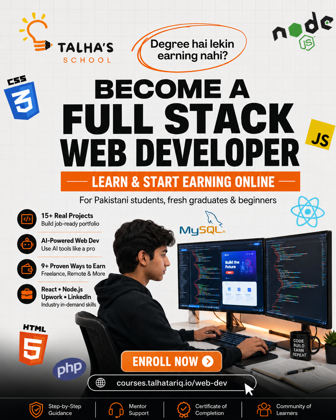 Talha Tariq Facebook ad