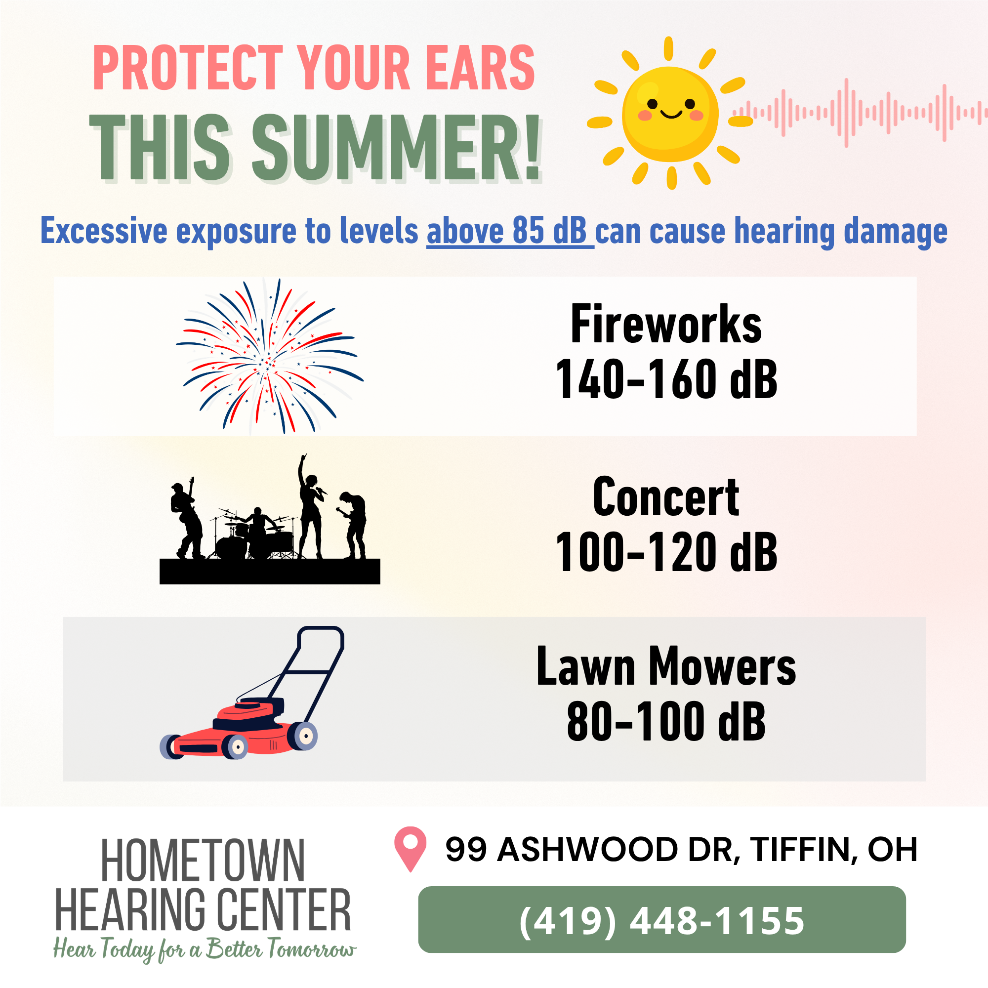 Hometown Hearing Center Facebook ad: Local Hearing Center