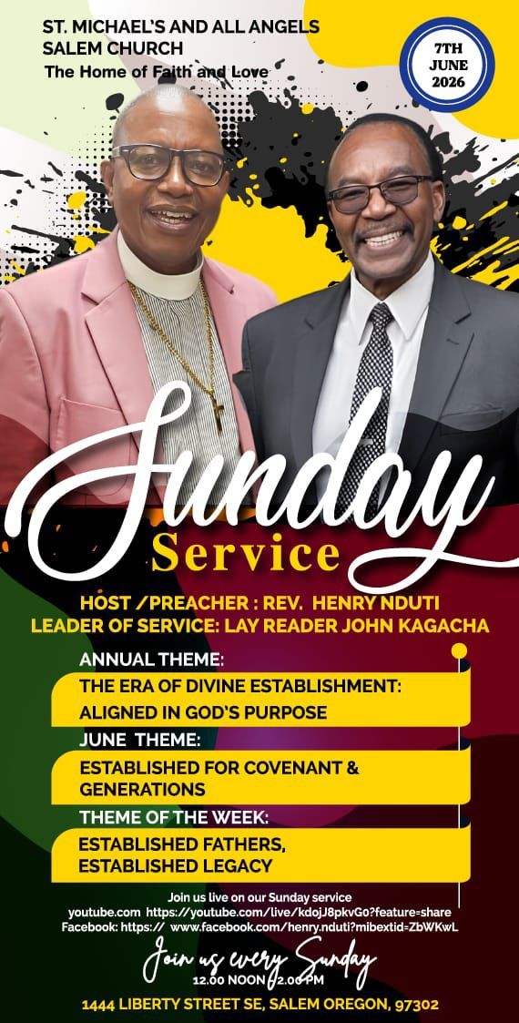 Henry Nduti Facebook ad: Welcome Karibuni Time: 12.00 noon