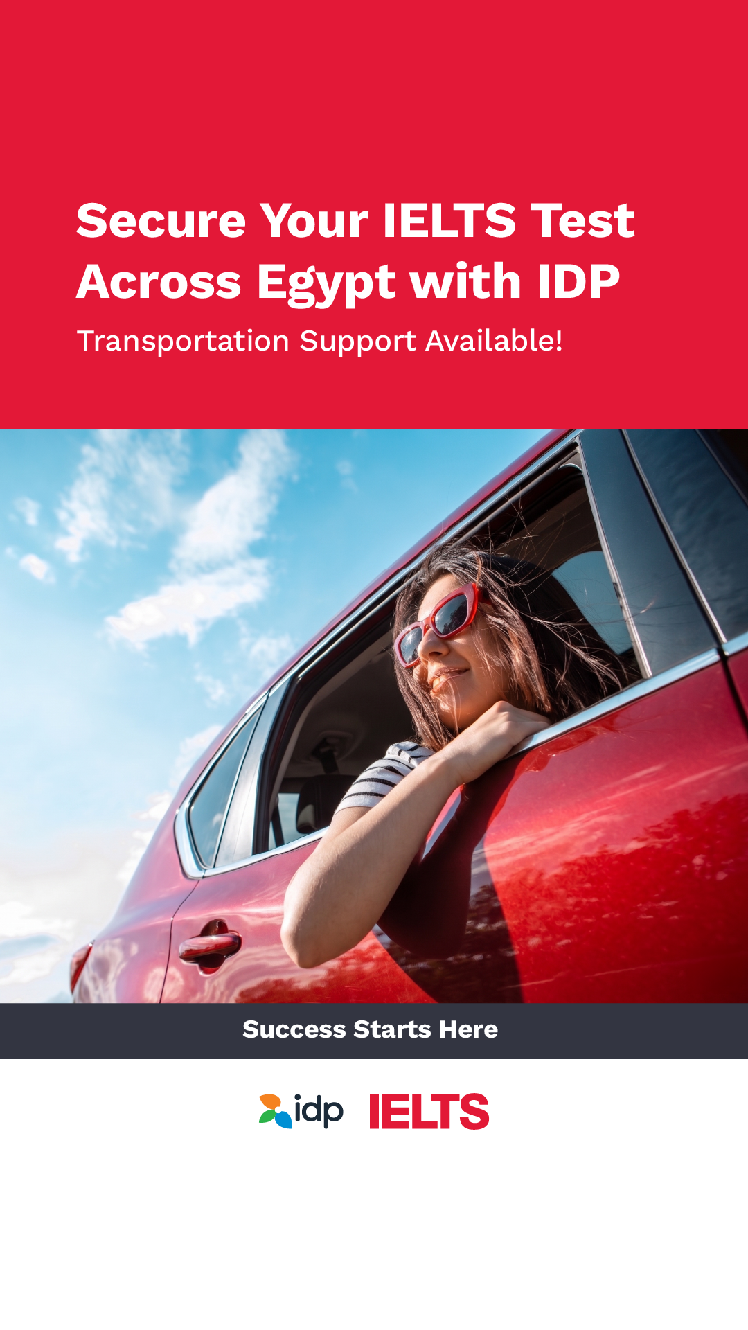 IELTS by IDP Facebook ad: Planning to study, work, or migrate abroad?