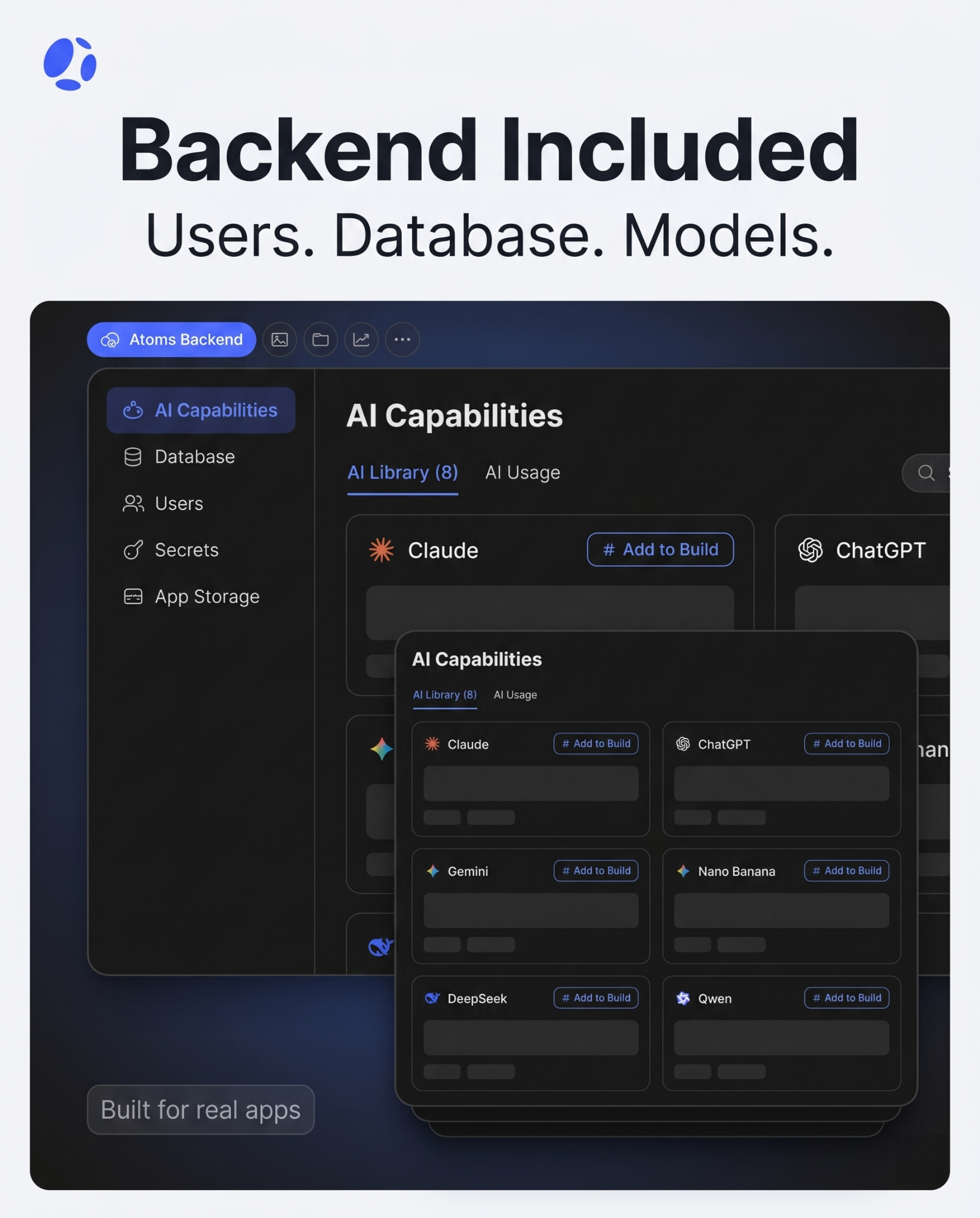Atoms.dev Facebook ad