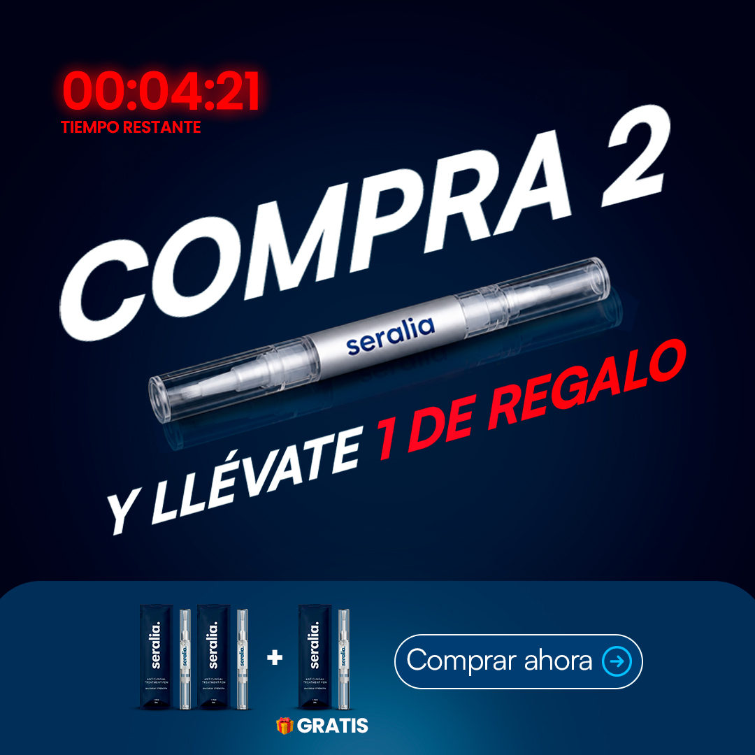 Seralia Facebook ad: Elimina hongos rápidamente