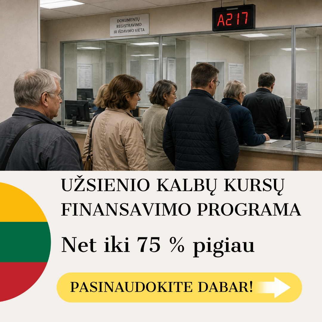 Užsienio kalbų ir tobulėjimo centras Facebook ad
