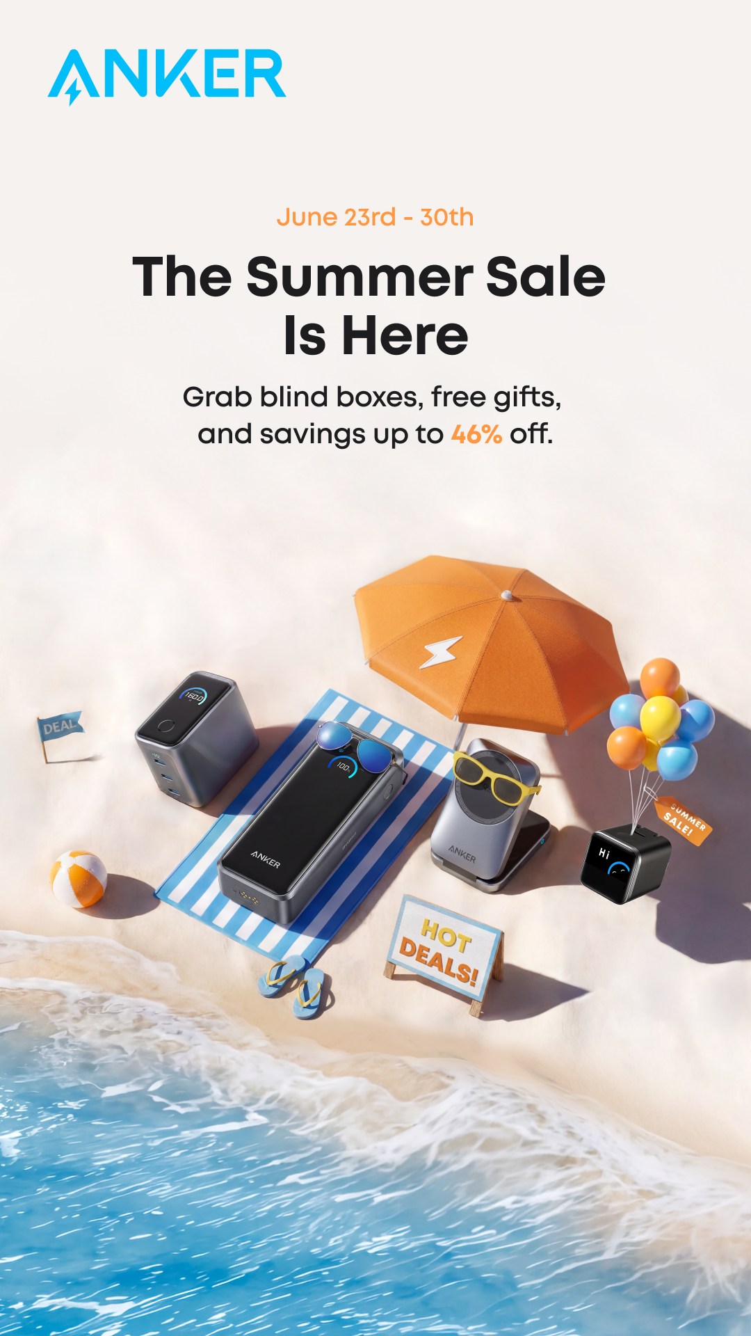 Anker Facebook ad