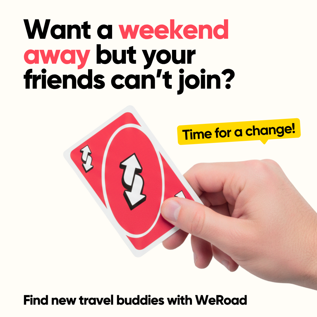 WeRoad Travel Facebook ad
