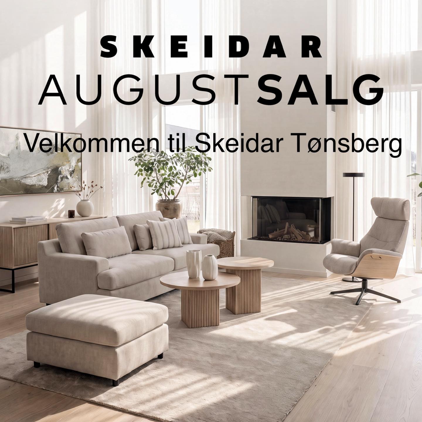 Skeidar Facebook ad: Augustsalg = Snart slutt.