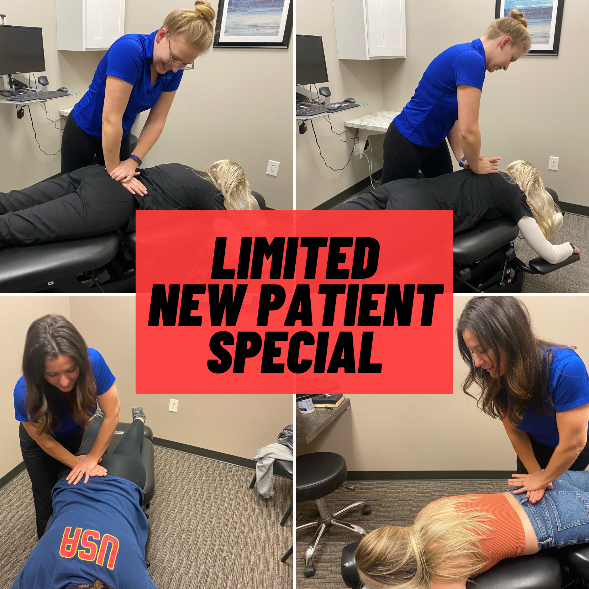 Active Life Family Chiropractic Facebook ad: Get Your Chiropractic Special Offer