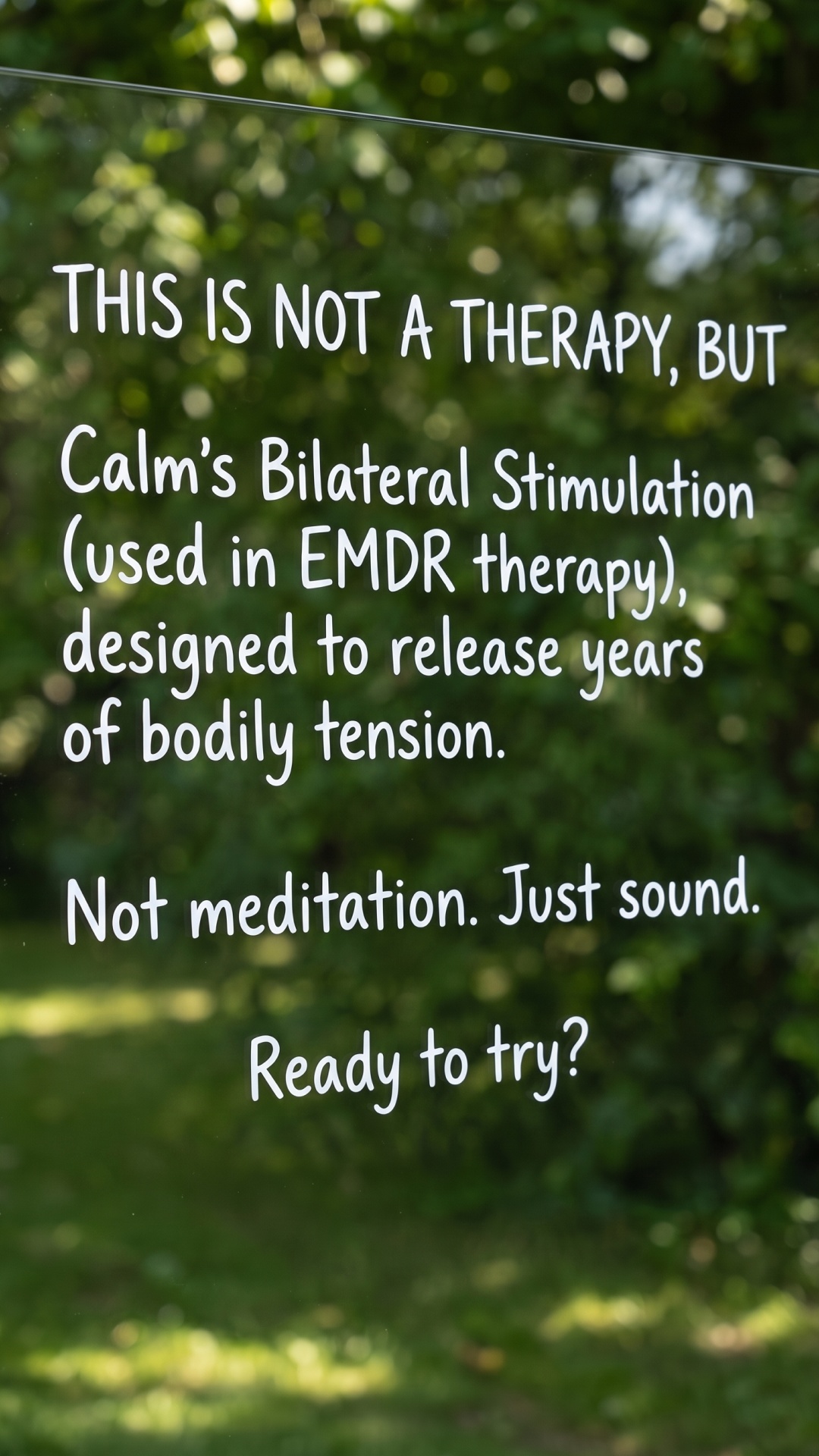 Calm Facebook ad