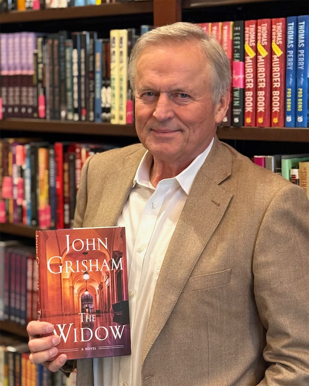 John Grisham Facebook ad: The Widow by John Grisham