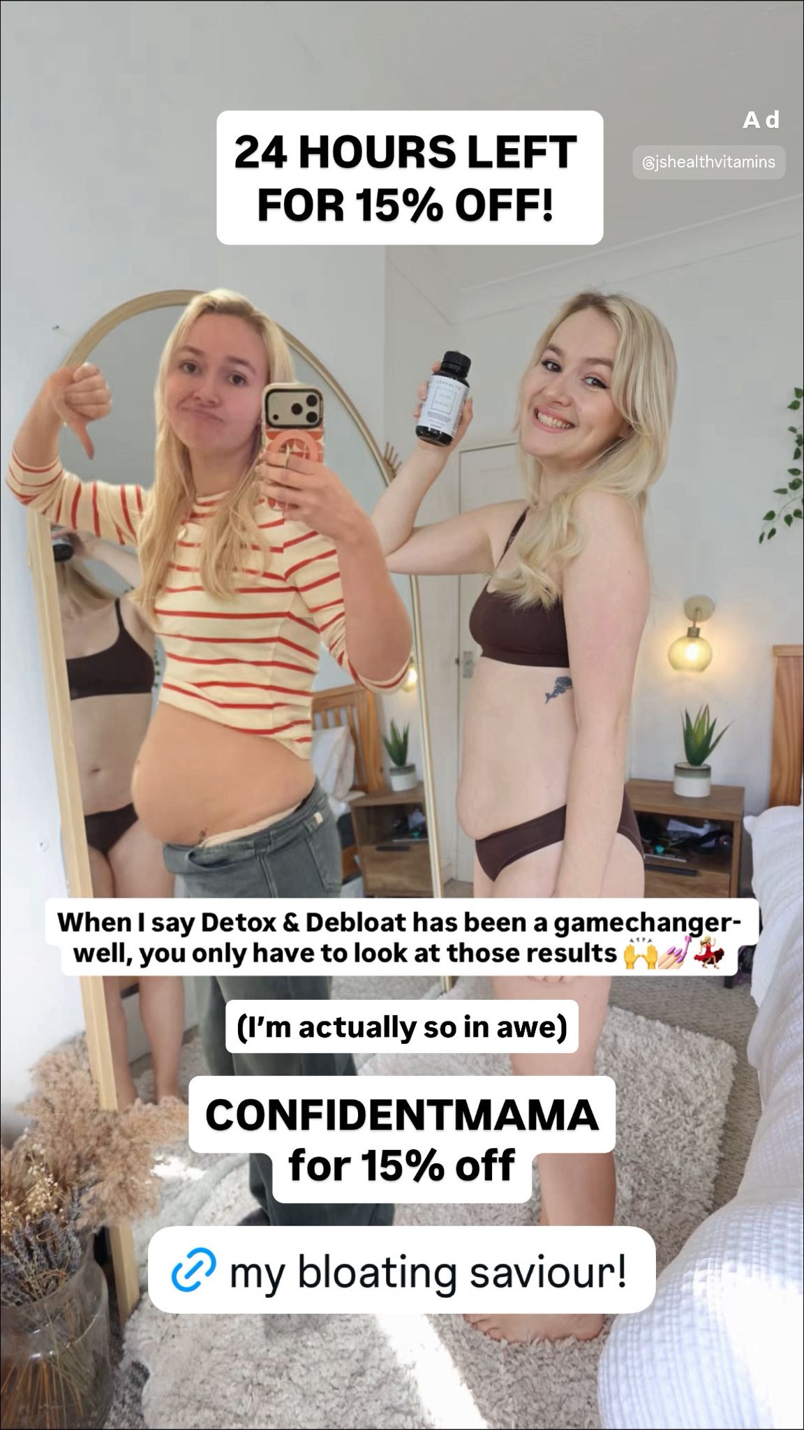 The Confident Mama Facebook ad