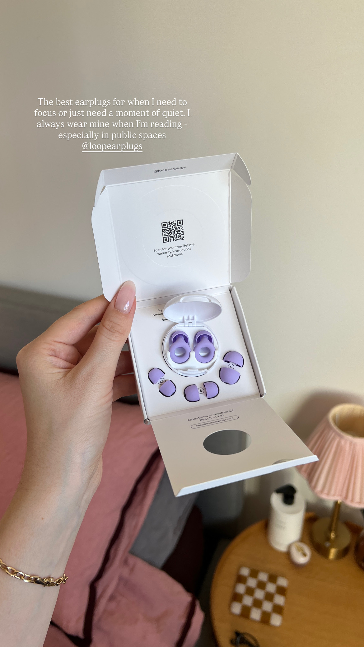hiagne Facebook ad: Loop Quiet: Noise Reduction for Deep Sleep, Loop Earplugs