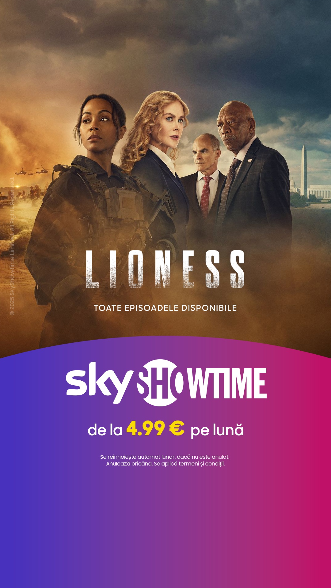 SkyShowtime Facebook ad from Jul 24, 2026