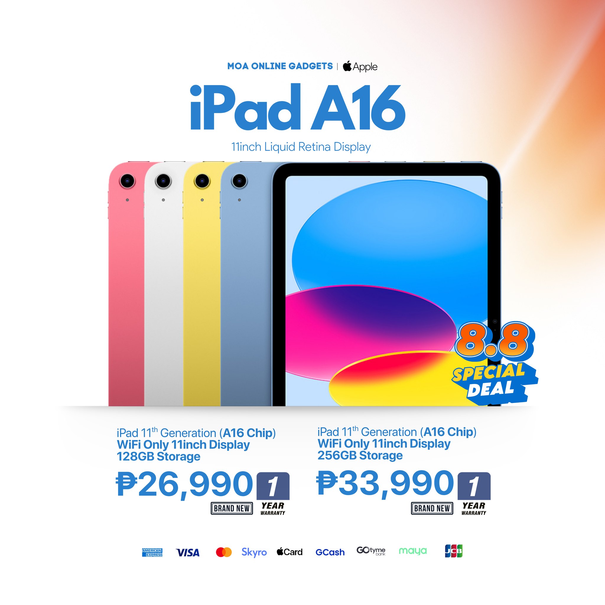 Moa Online Gadgets Facebook ad: Chat with us