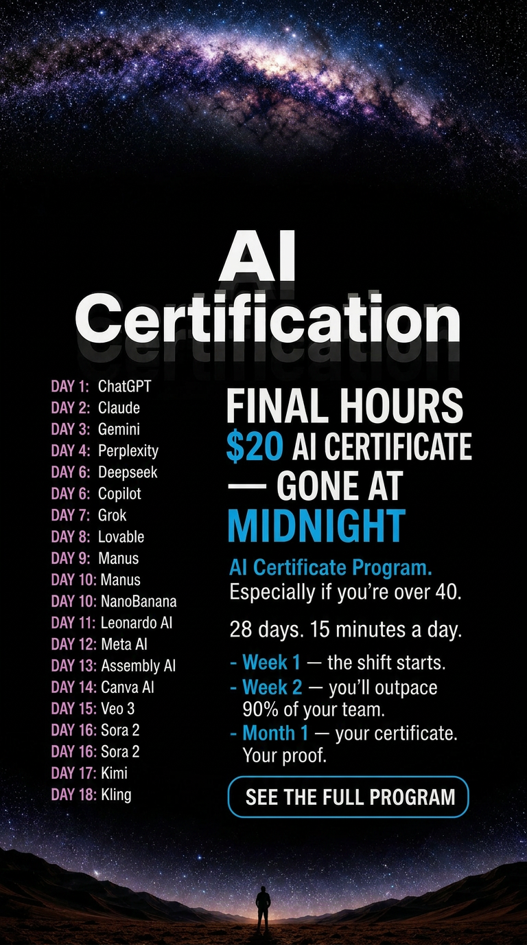 AI Weekly Facebook ad