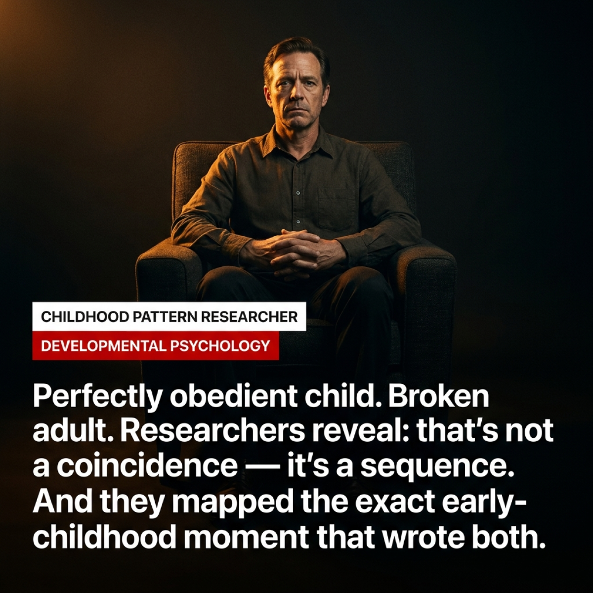 Prof. James Carter Facebook ad: The script your childhood wrote is still running your life