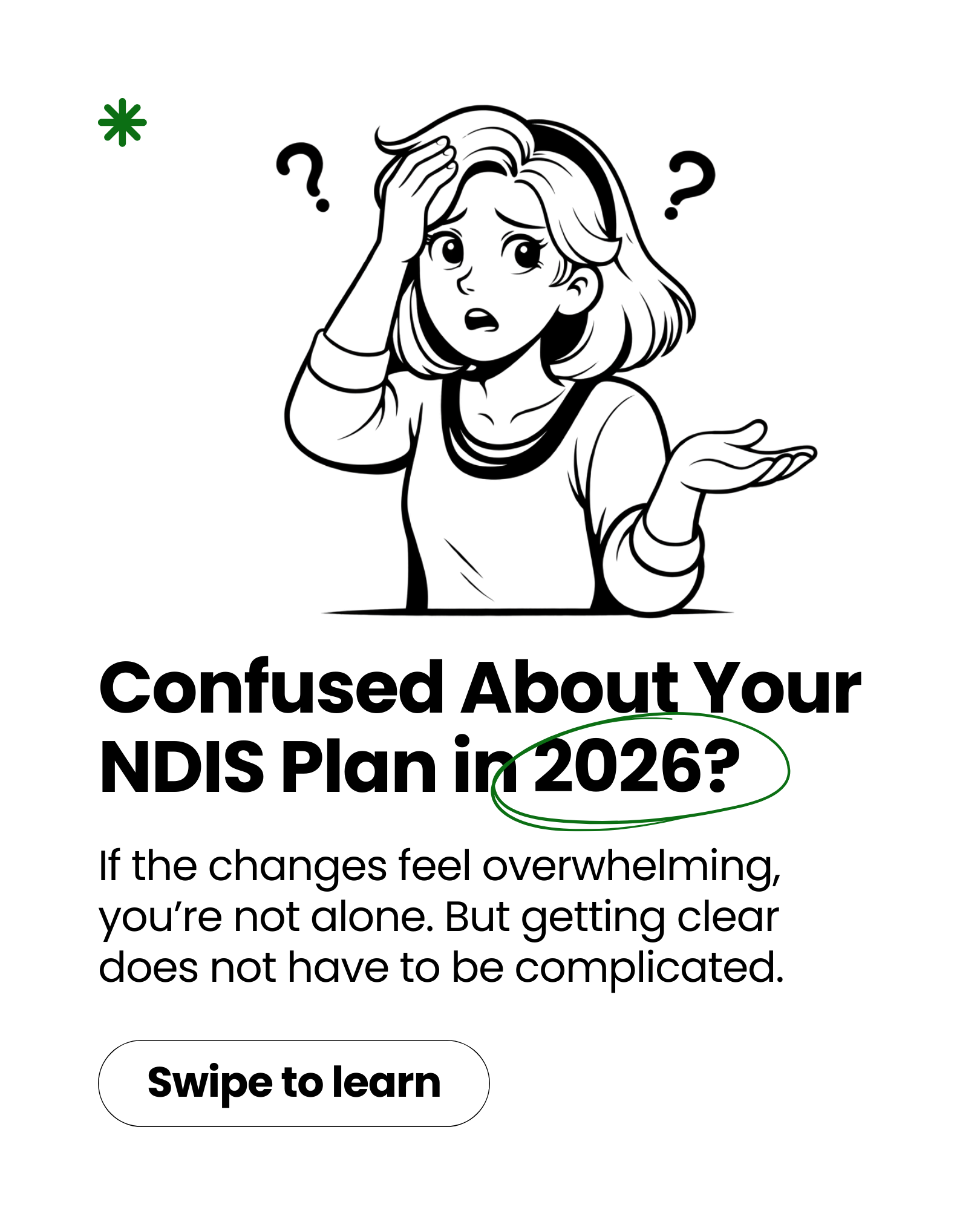 Subtle Growth Facebook ad: 2026 NDIS changes are confusing many families