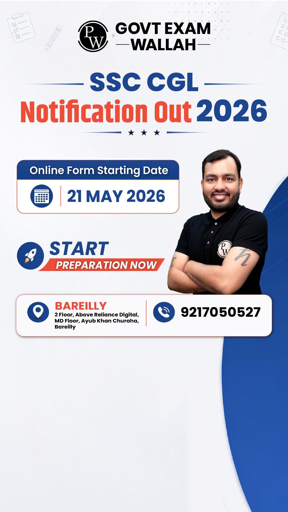PW Govt Exam Wallah Facebook ad from Jun 22, 2026