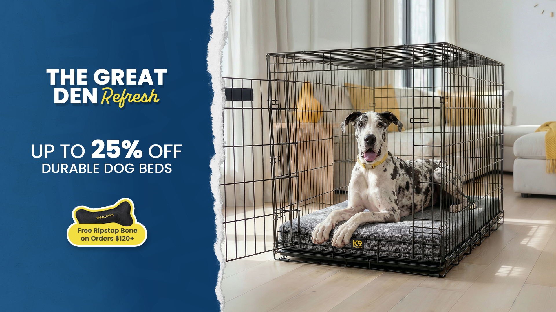 K9 Ballistics Dog Beds Facebook ad
