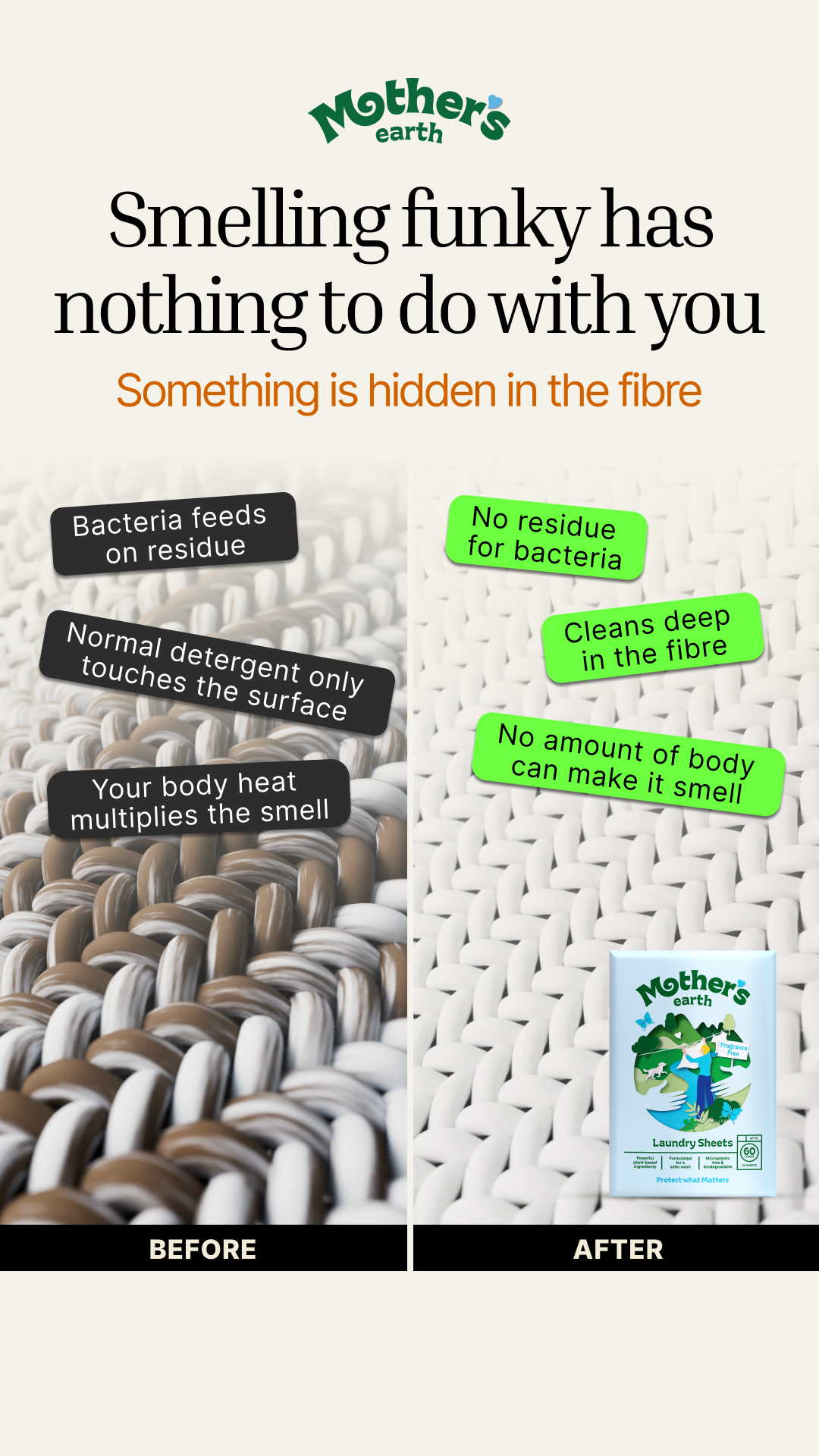 Mothers Earth Facebook ad
