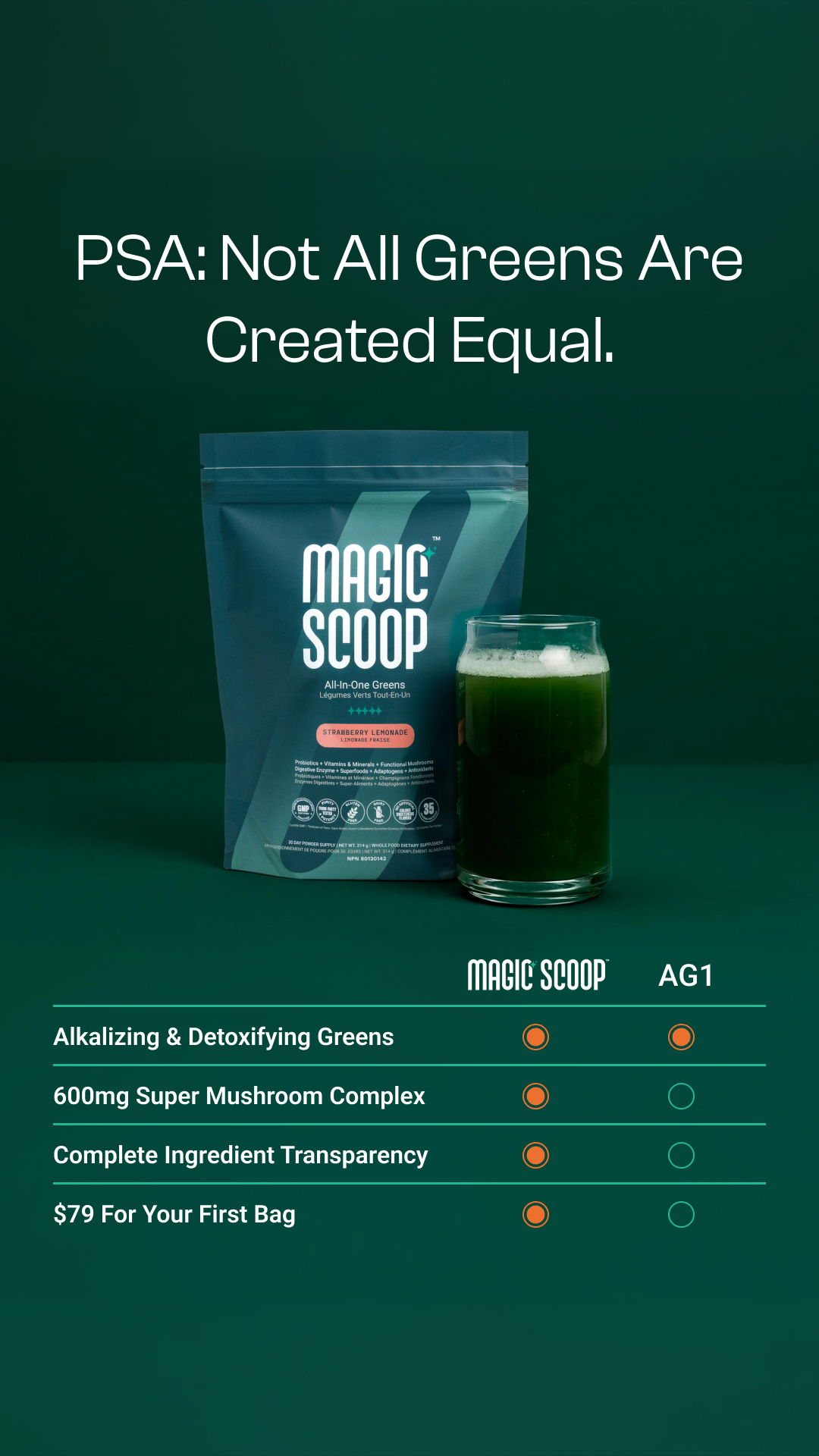 Magic Scoop Facebook ad