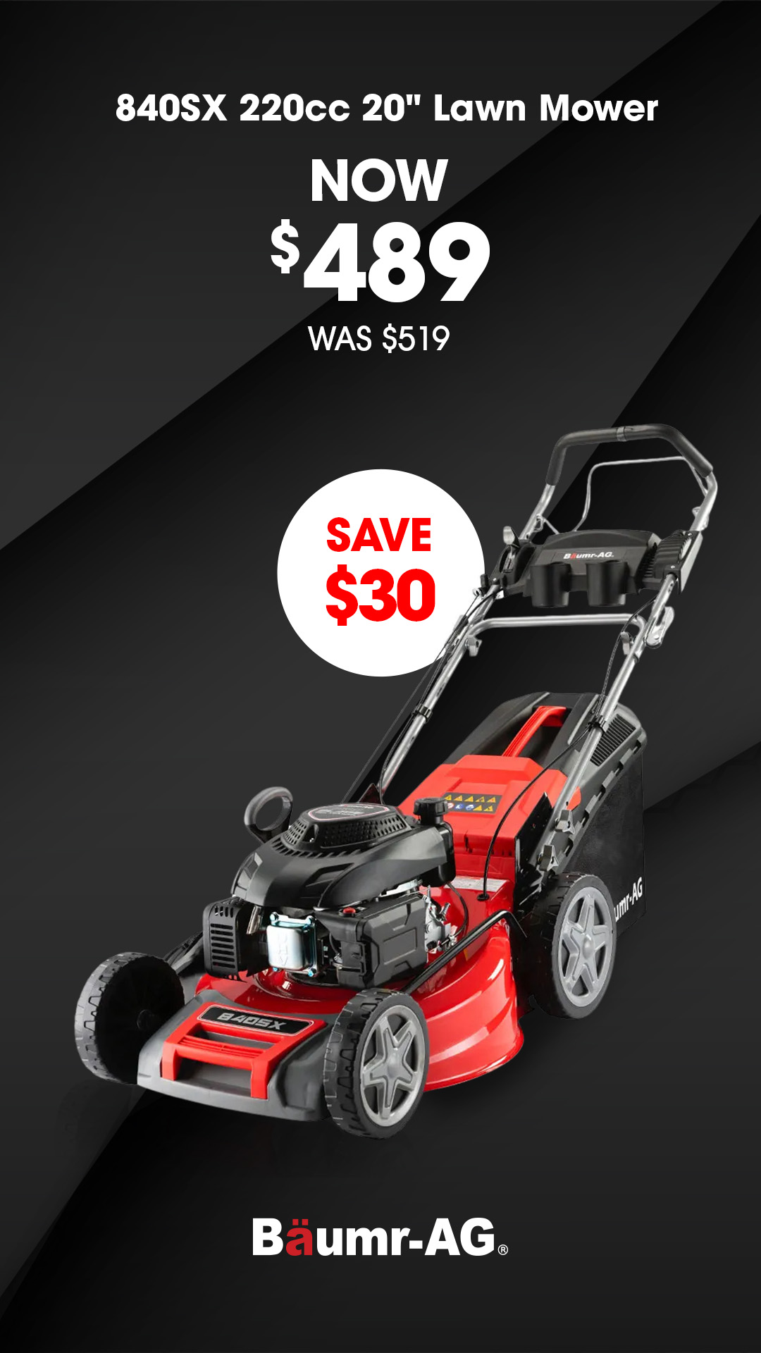 Baumr-AG Facebook ad from Aug 11, 2026