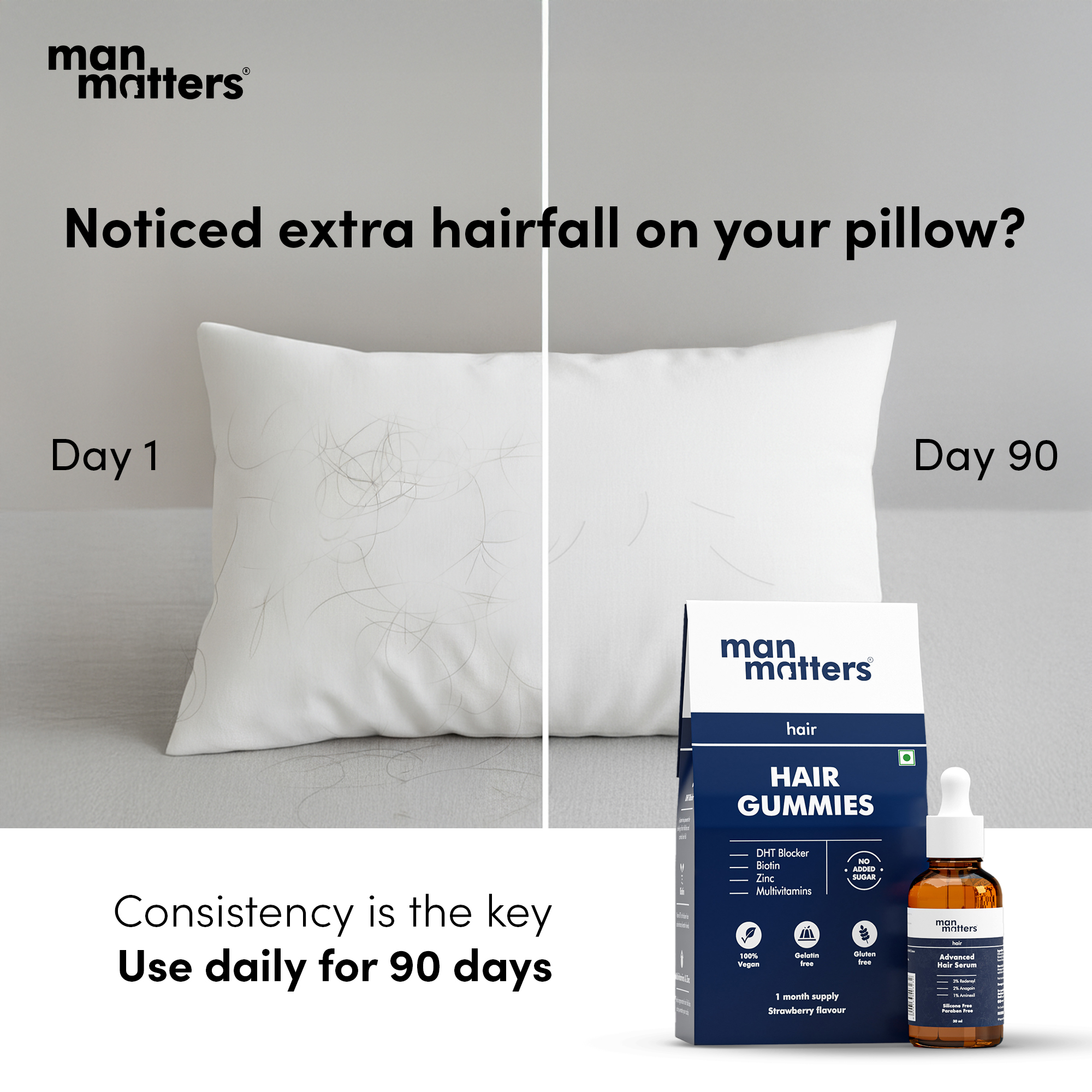 Hair Matters by Man Matters Facebook ad