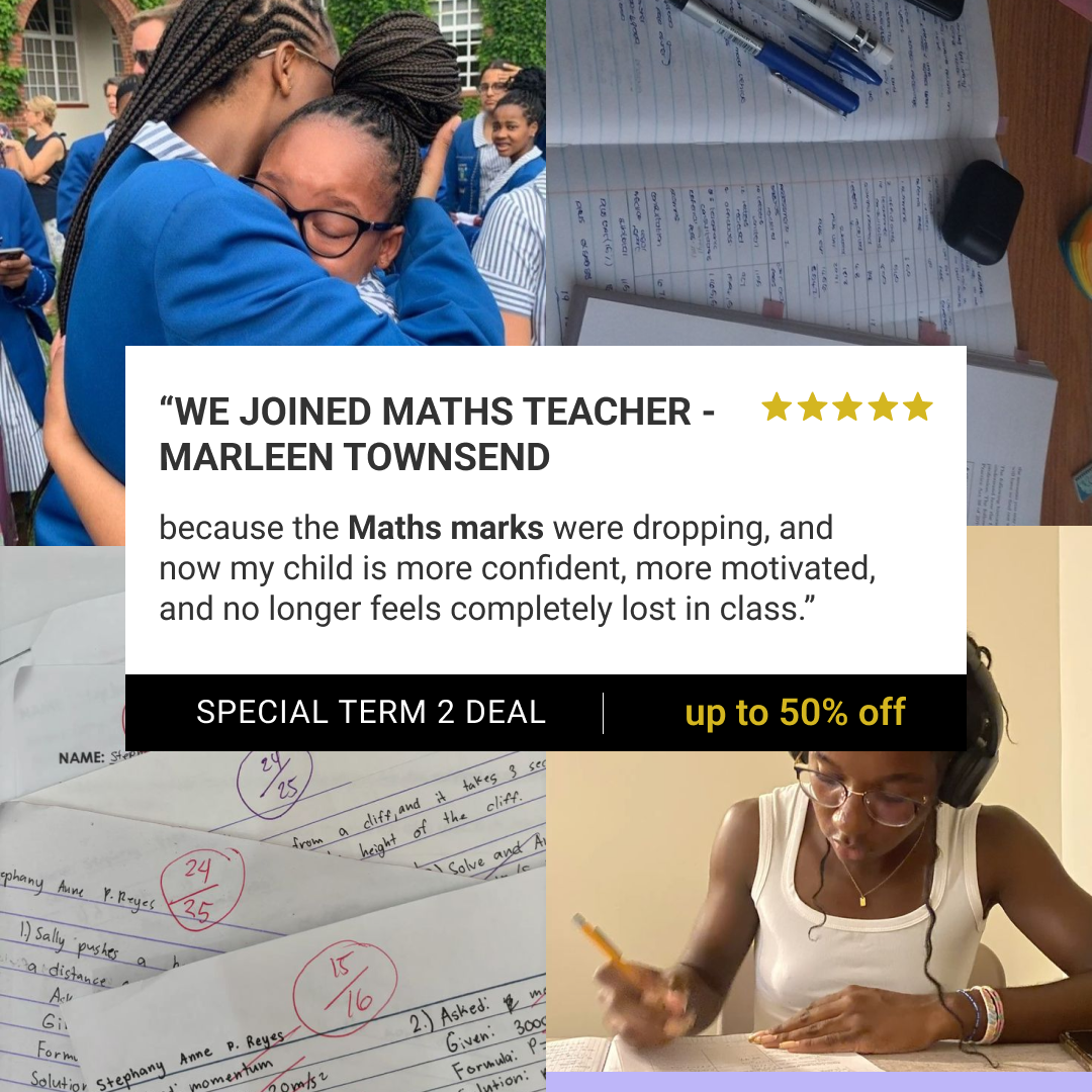 Maths Teacher - Marleen Townsend Facebook ad