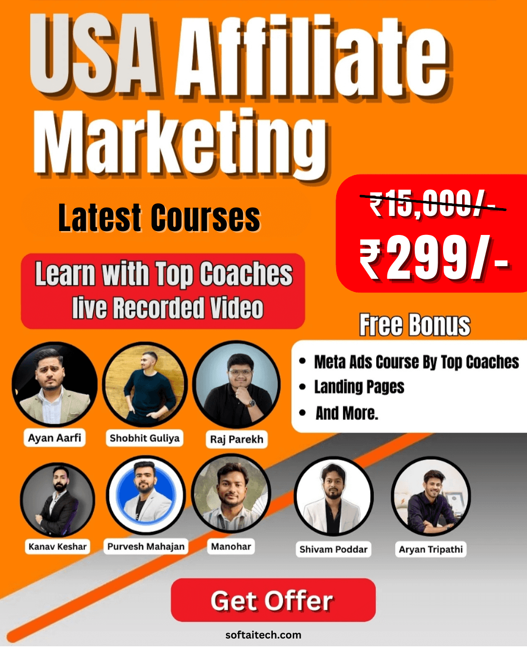 SoftAi Tech Facebook ad: USA Affiliate Marketing