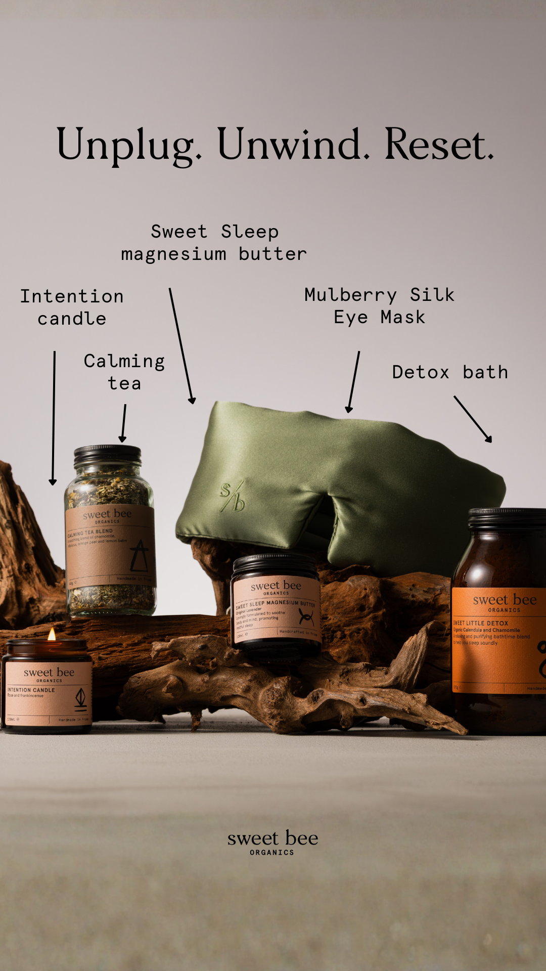 Sweet Bee Organics Facebook ad