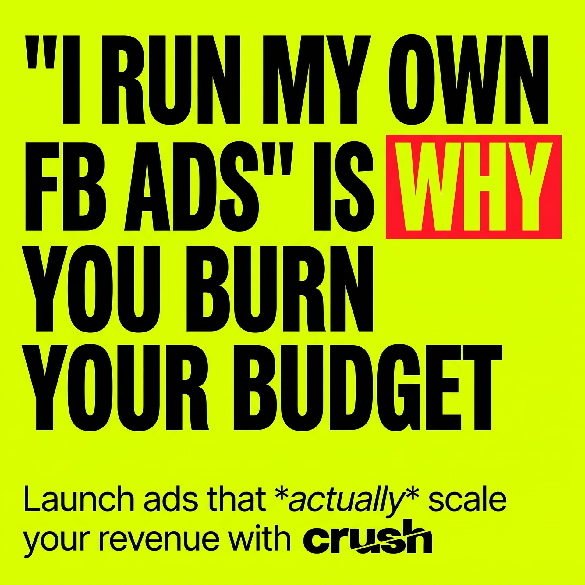 trycrush.ai Facebook ad