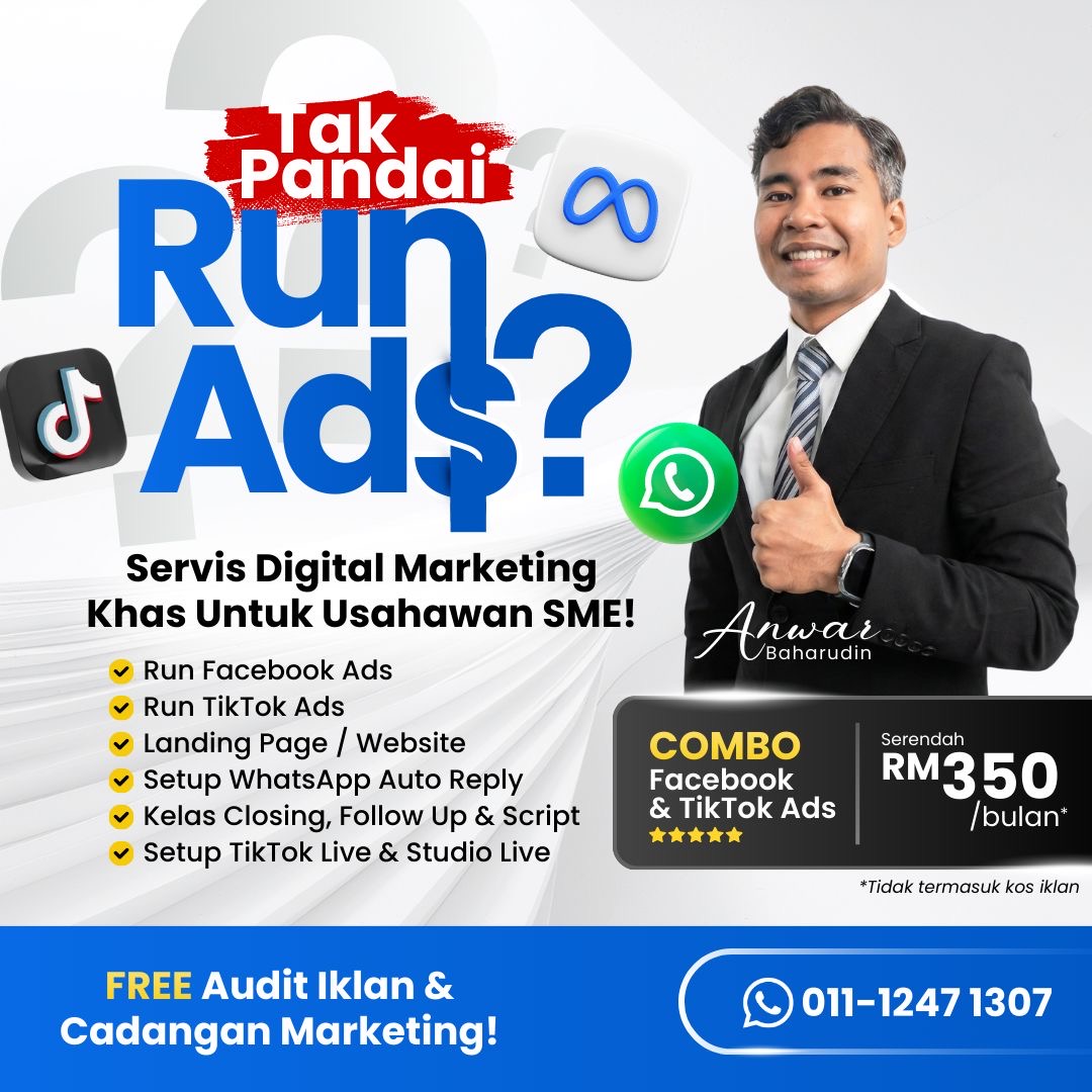 Anwar Baharudin Facebook ad: Ramai usahawan fikir masalah mereka adalah tak pandai…
