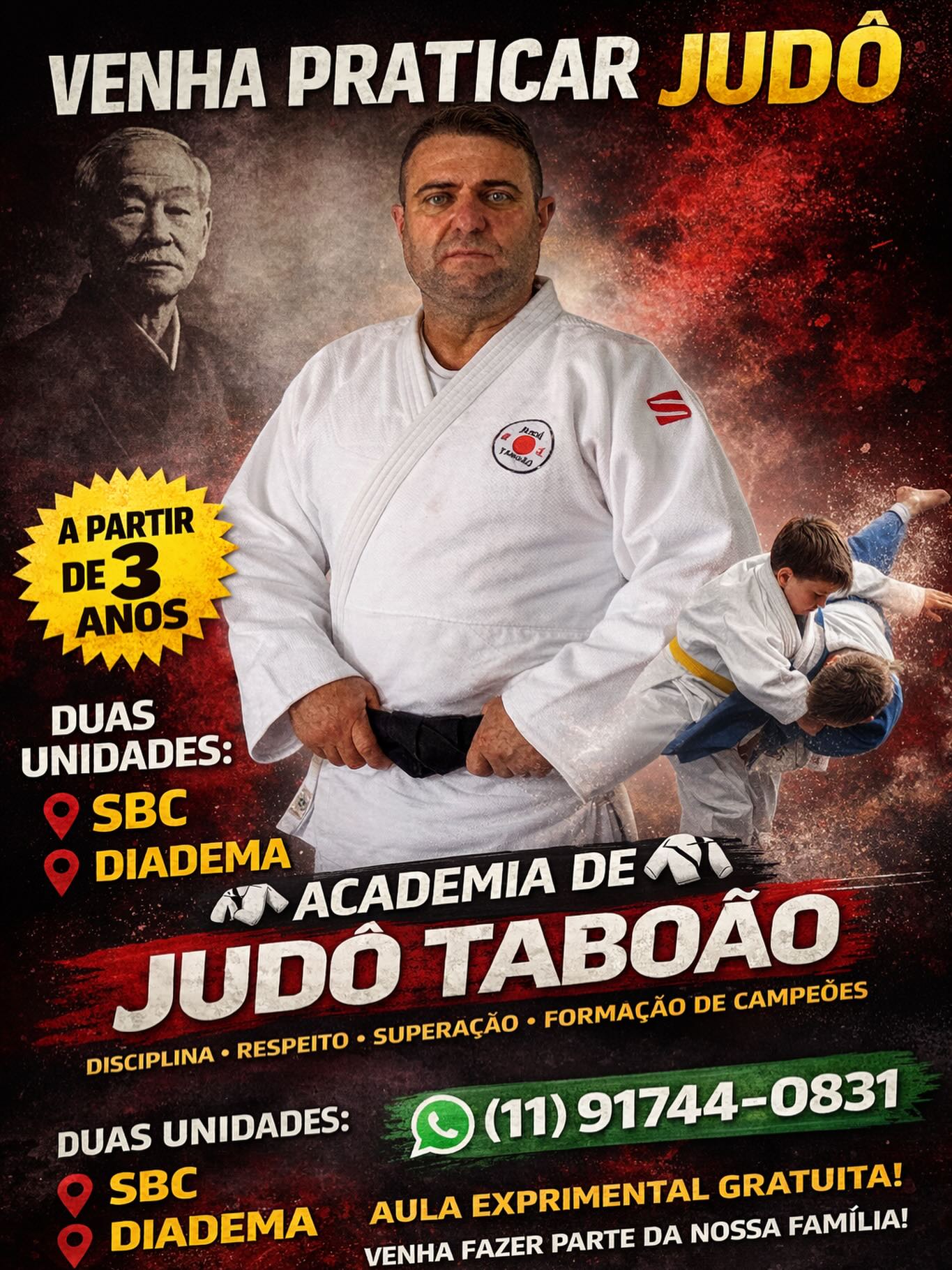 JUDÔ TABOÃO SBC Facebook ad: Por que praticar Judô?