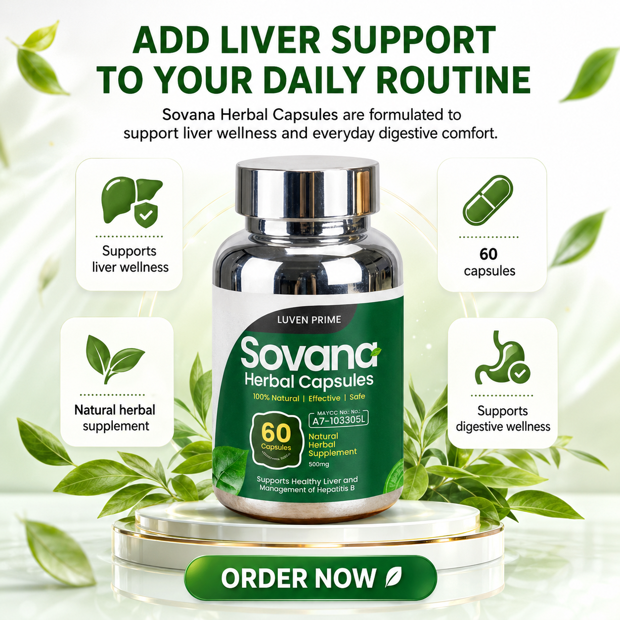 Sovana Herbal Capsules Facebook ad