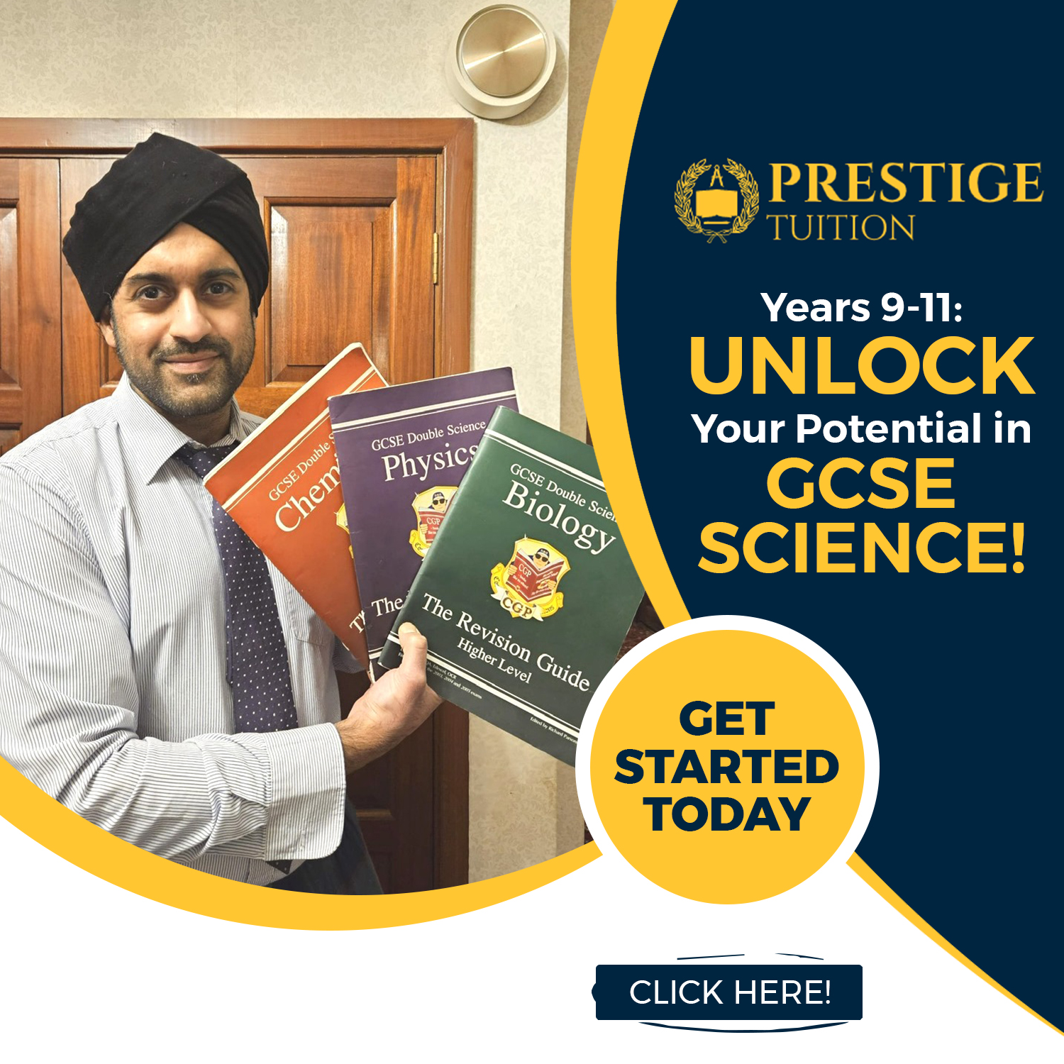 Satvir Channa - Science Tutor Facebook ad