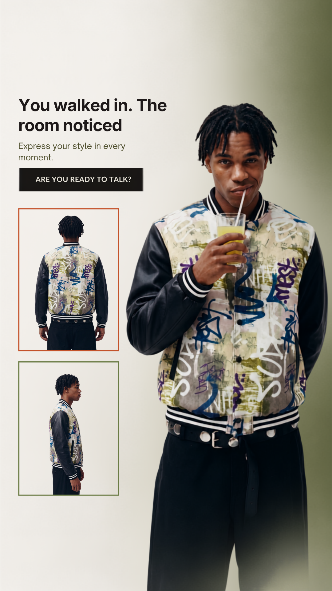 Wearshirp Facebook ad: Built to be felt, not just seen.
