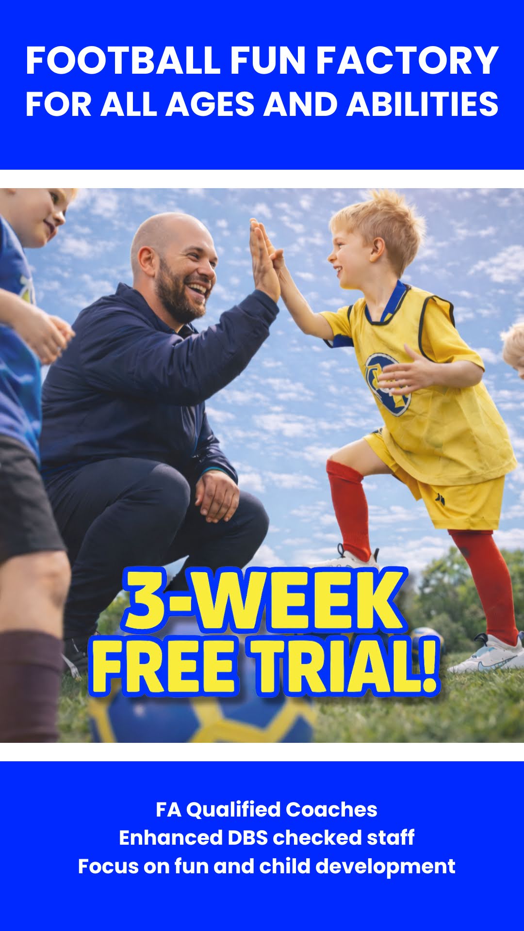 Football Fun Factory Facebook ad from Jan 16, 2026