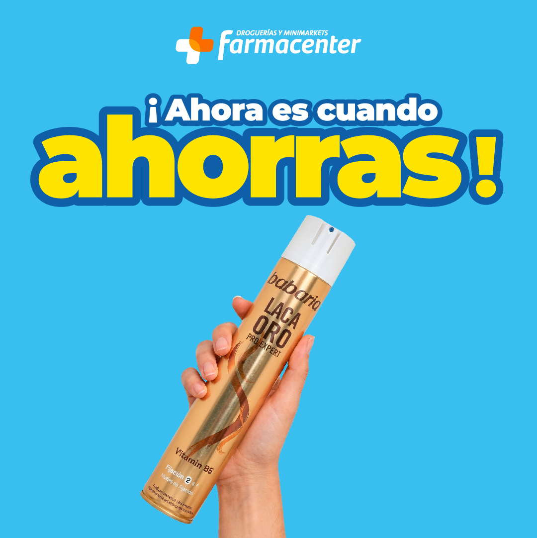 Farmacenter Facebook ad: Ahora es cuando ahorras con hasta 50% de…