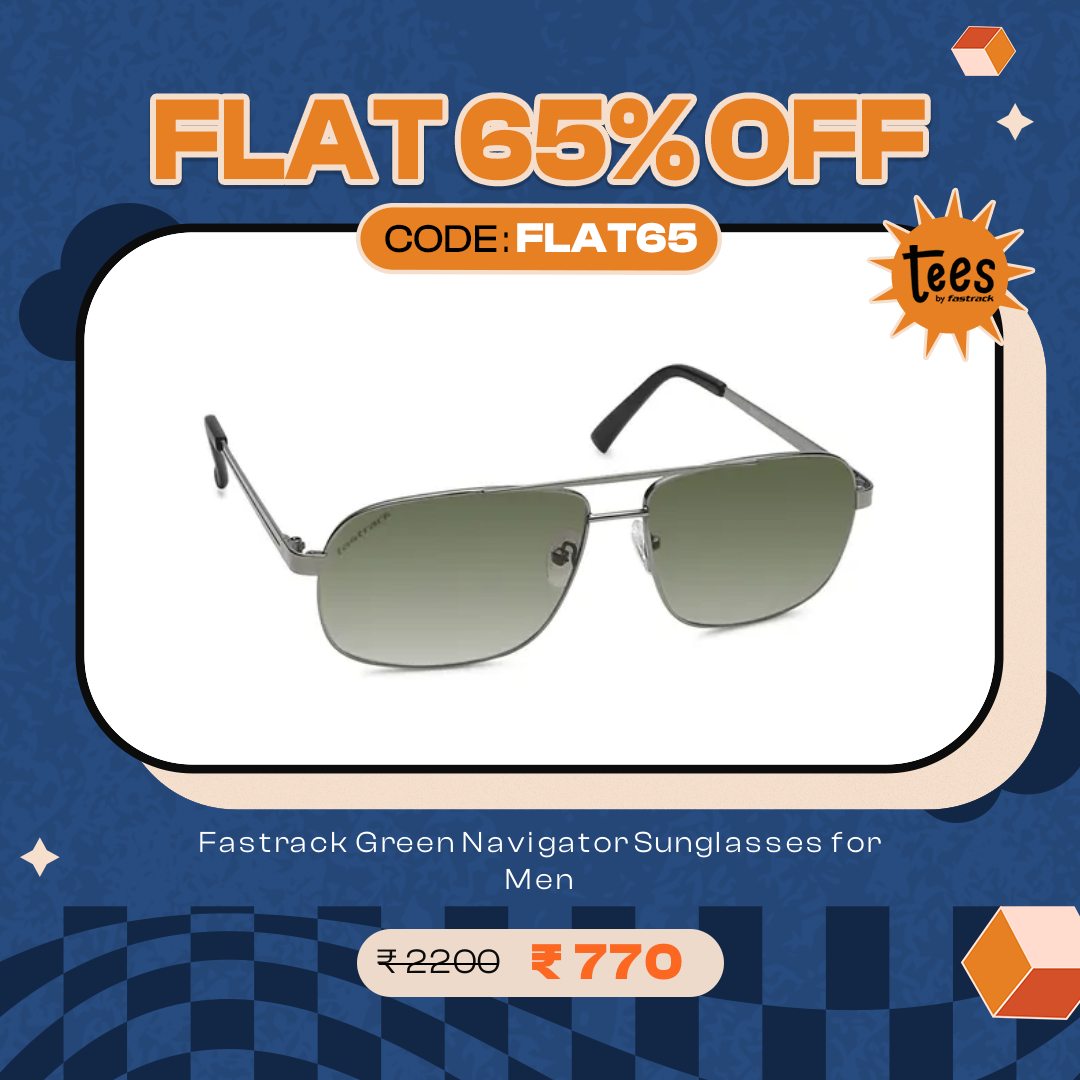 Fastrack Eyewear Facebook ad: 65% off on Tees By Fastrack Sunglasses