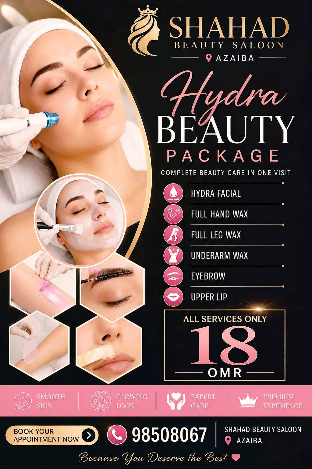 Shahad beauty & fashion Centre Facebook ad: New month new offer,s