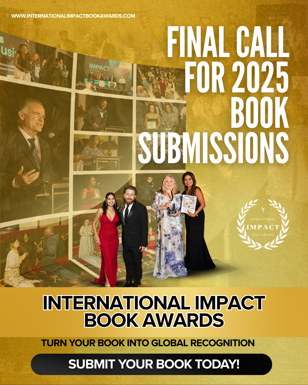 International Impact Book Awards Facebook ad
