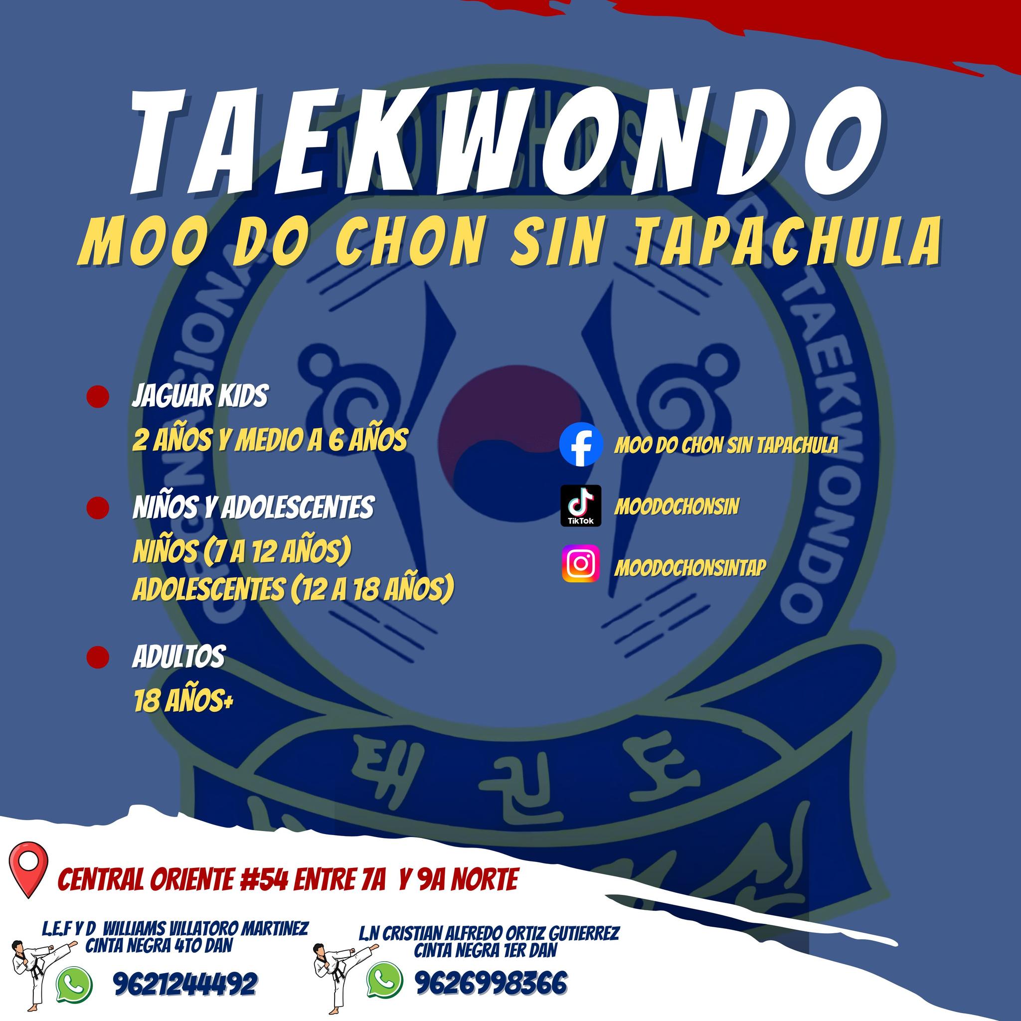 Moo Do Chon Sin Tapachula Facebook ad: Escuela de Taekwondo