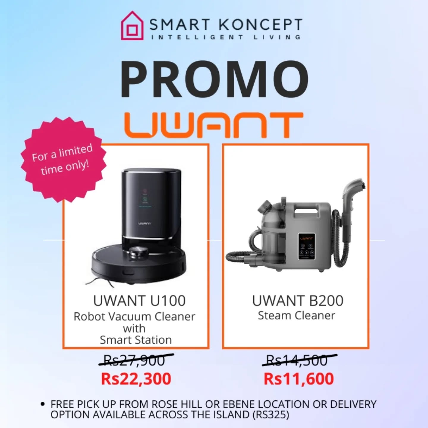 Smart Koncept Mauritius Facebook ad: WE ARE BACK!