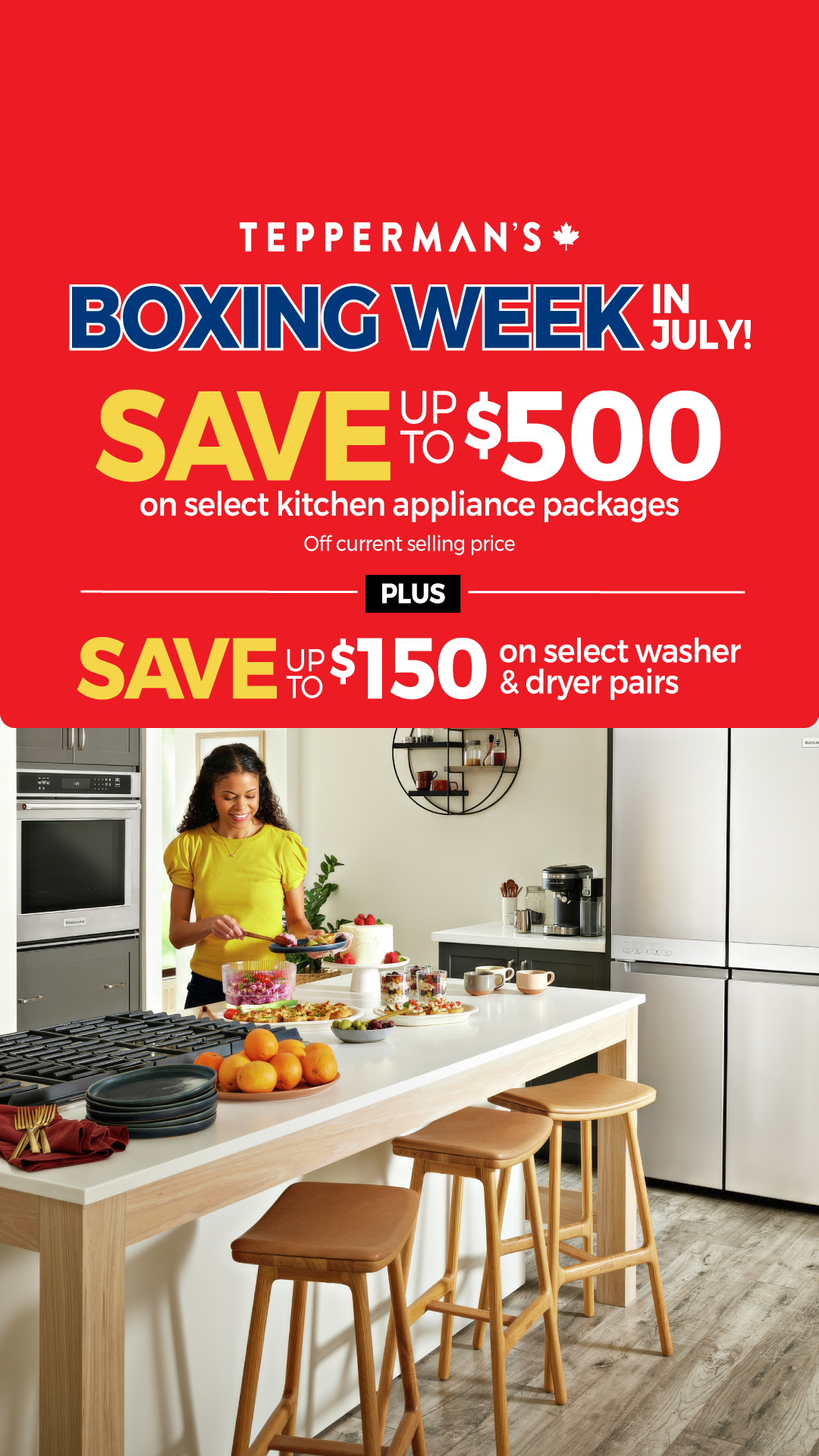 Tepperman's Facebook ad