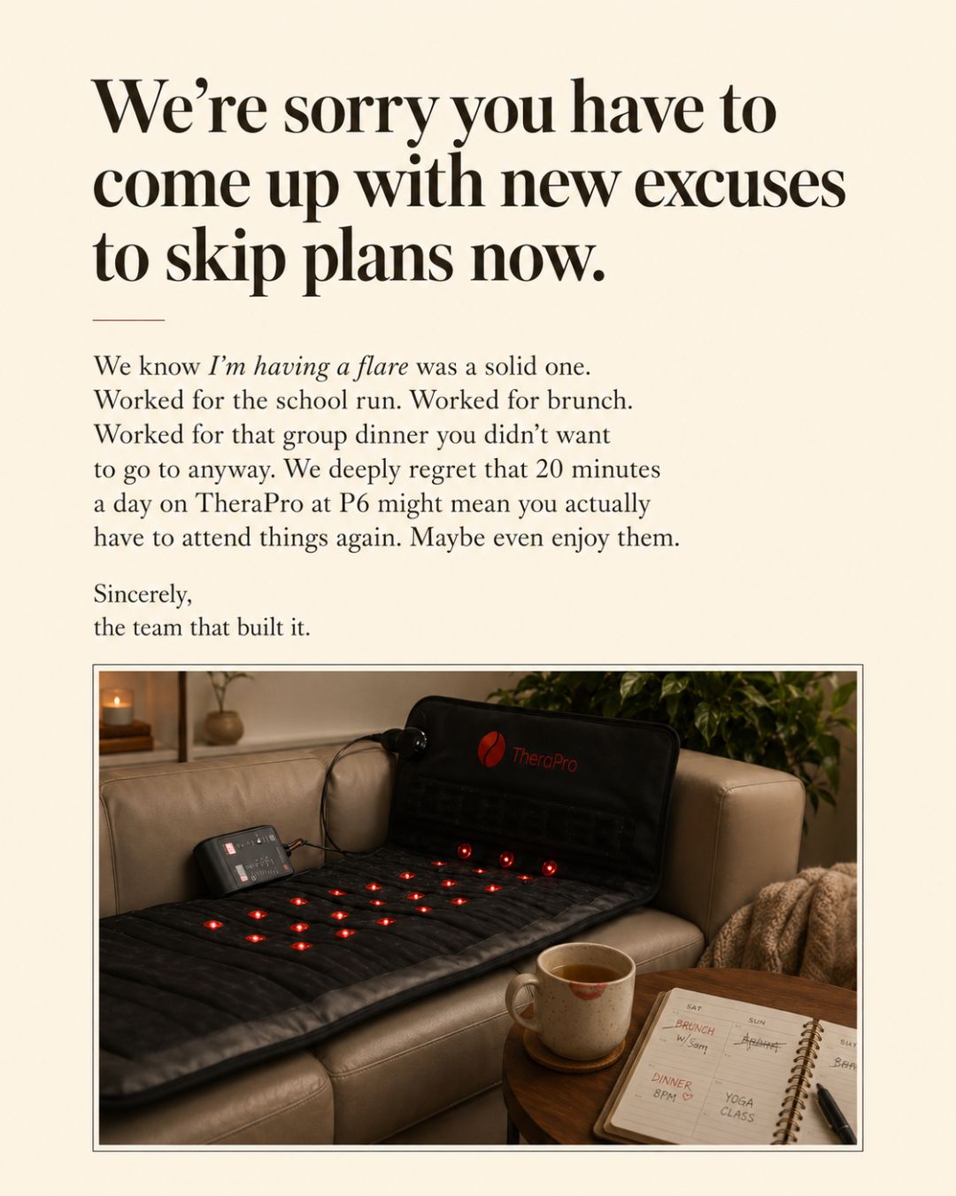 Therasage Facebook ad