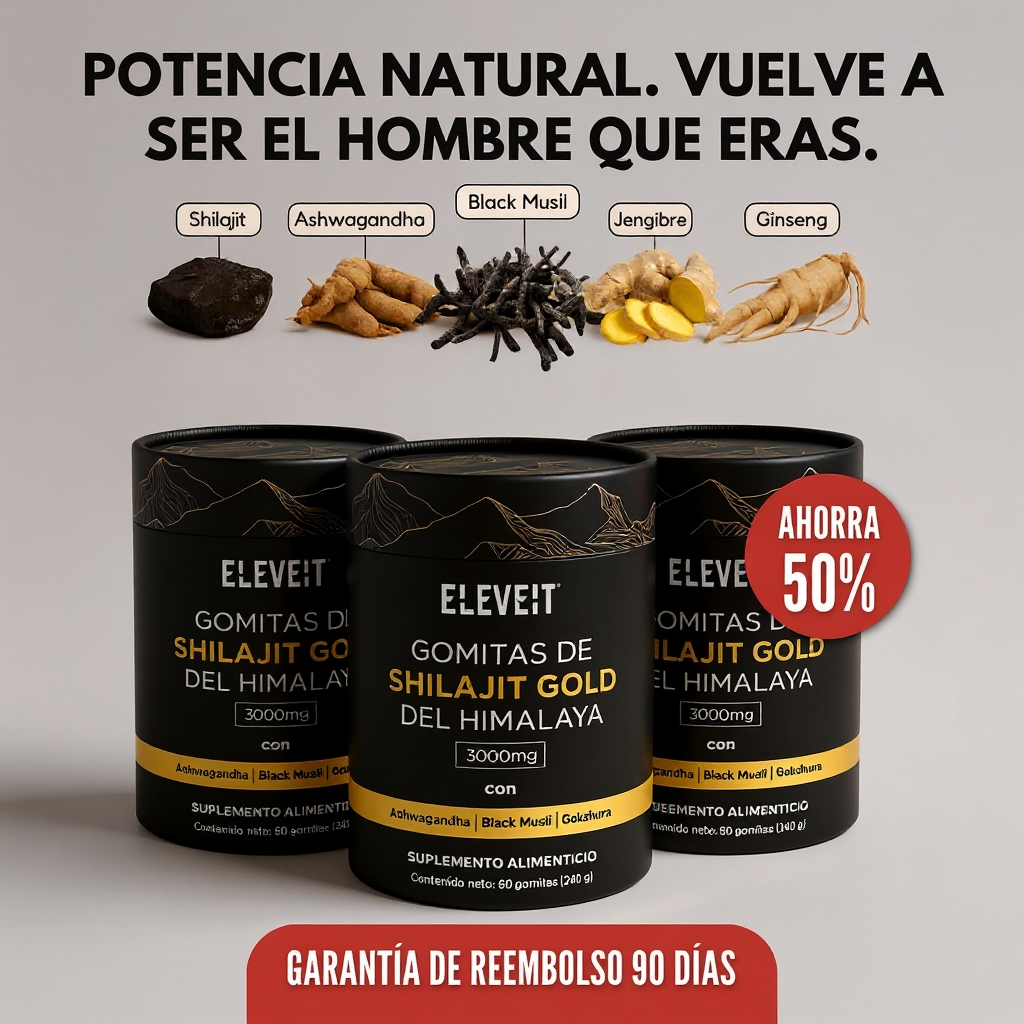 Eleveit MX Facebook ad: Energía Natural en Cada Gomita