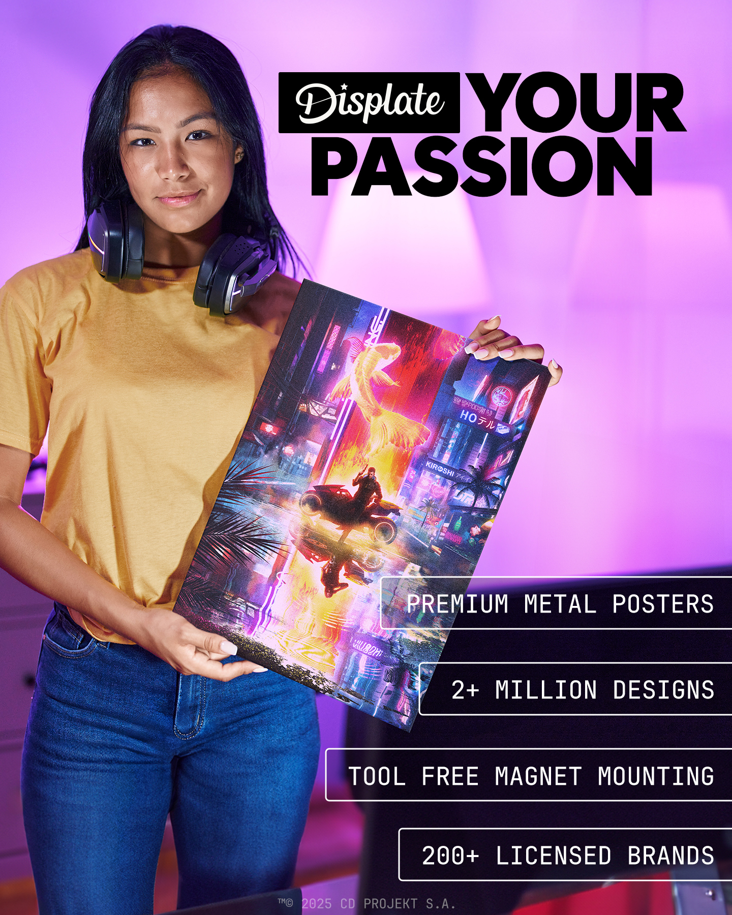Displate Facebook ad