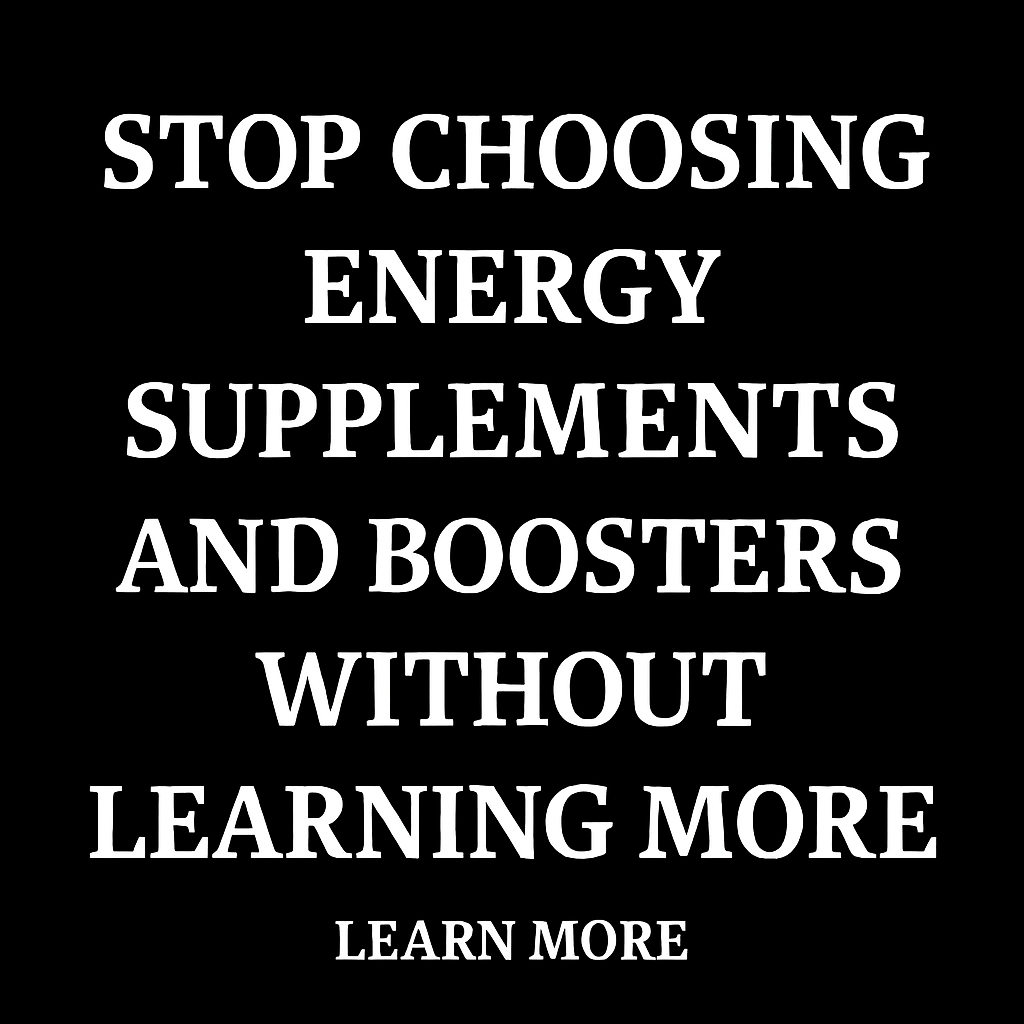 Daily Advisor Facebook ad: Explore Energy Supplements and Boosters