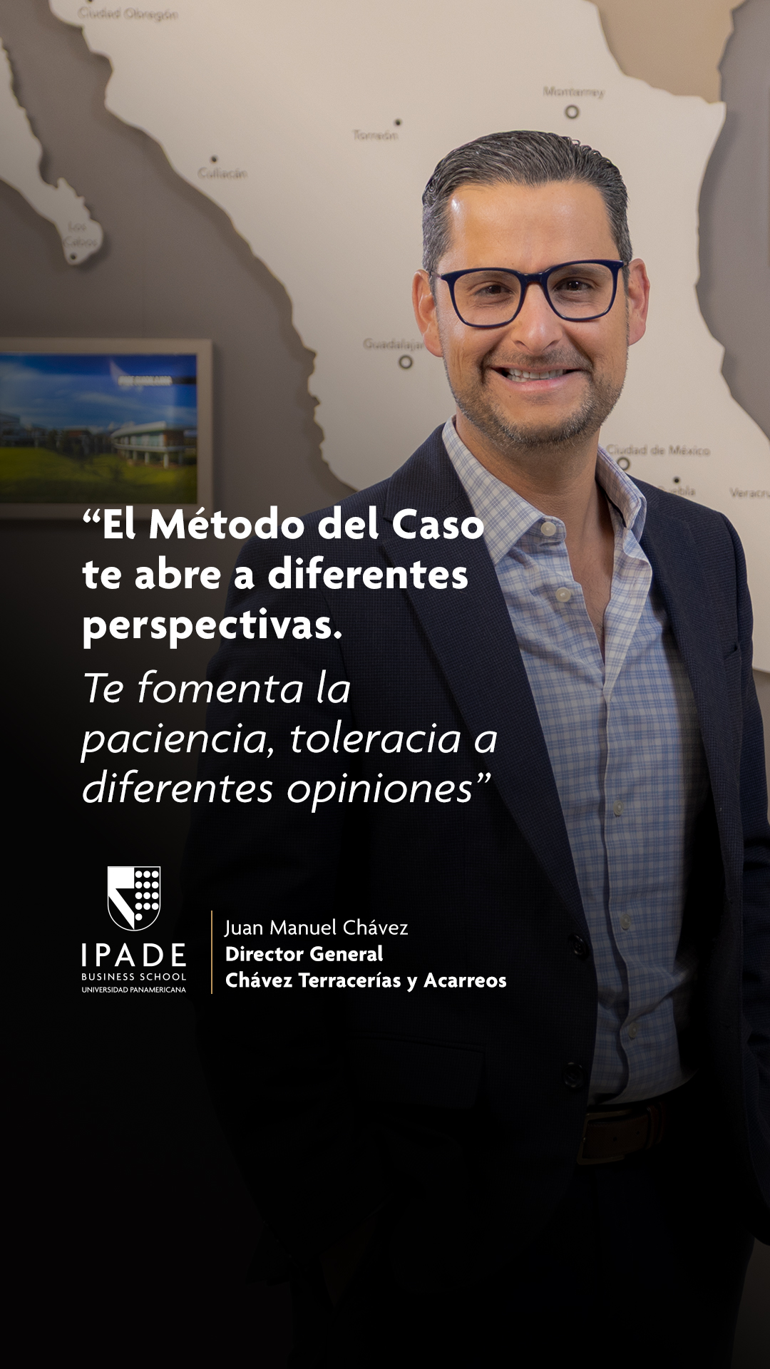 IPADE Business School Facebook ad: Dirigir bien no es tener razón más rápido.
