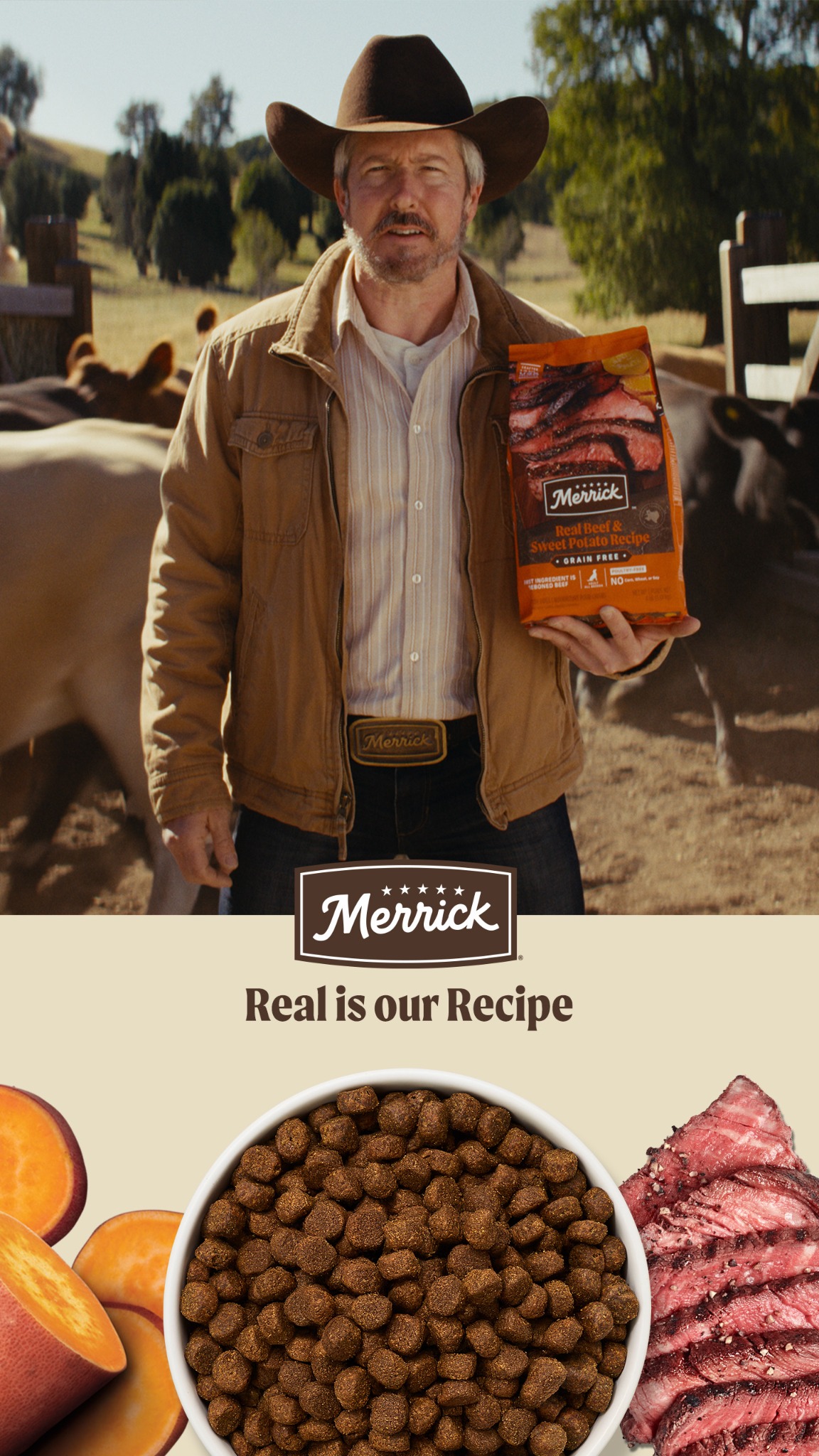 Merrick Pet Care Facebook ad: Merrick Grain Free Dog Food​