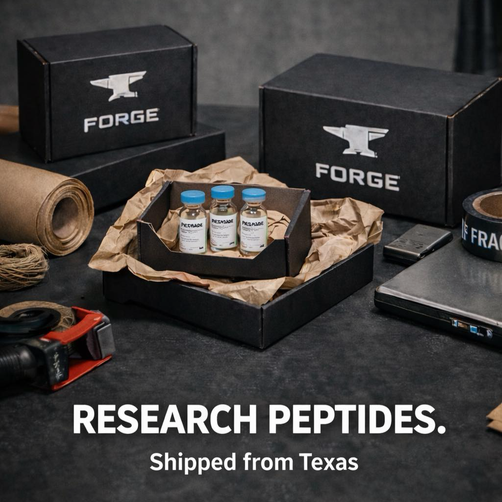 Forge Performance Company Facebook ad: Performance research from Texas